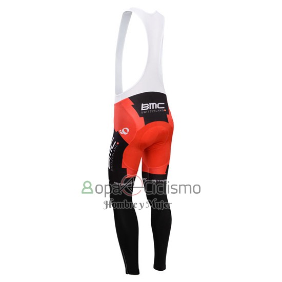 Bmc Ropa Ciclismo Culotte Largo 2014 Mangas Largas Negro y Rojo